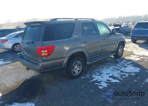 2004 Toyota Sequoia Limited V8 from USA, damaged, VIN 5TDZT38A74S215651